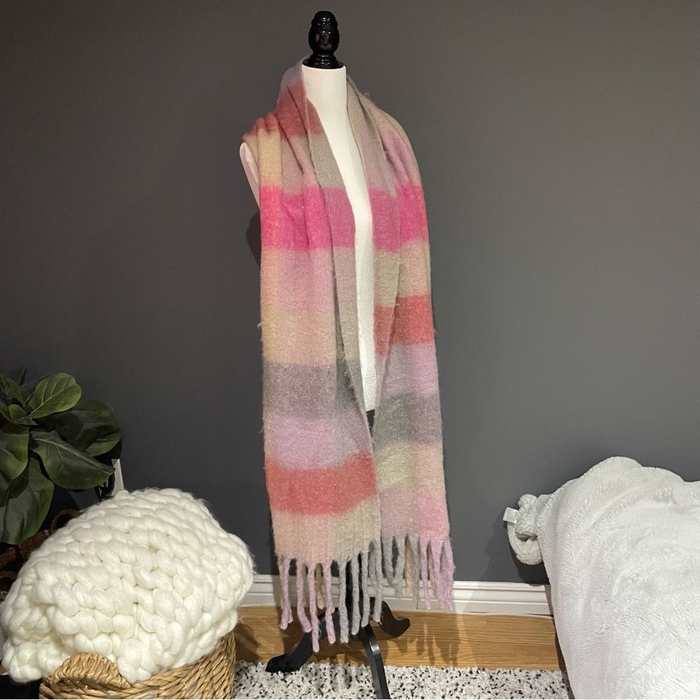 Striped Multicolor Long Scarf